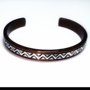 925 Silver & Copper Canconcito Of Band Cuff